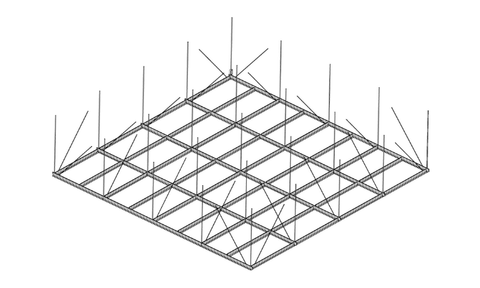 Clean-Trak® Ultralite Cleanroom Ceiling Grid_700x420