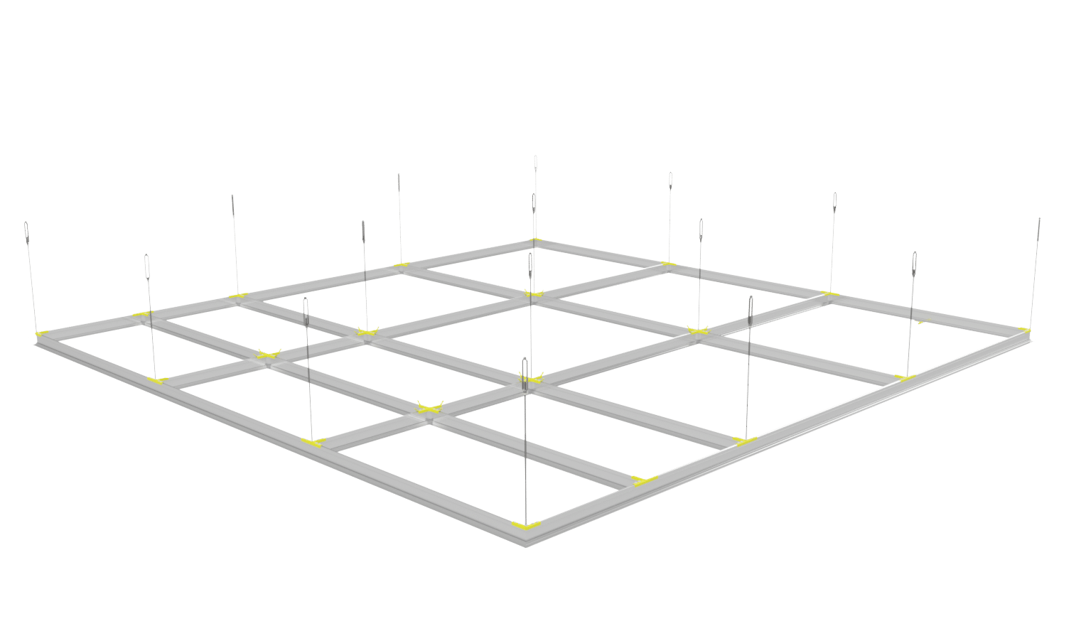 Grille de plafond pour salles blanches Clean-Trak® Ultralite