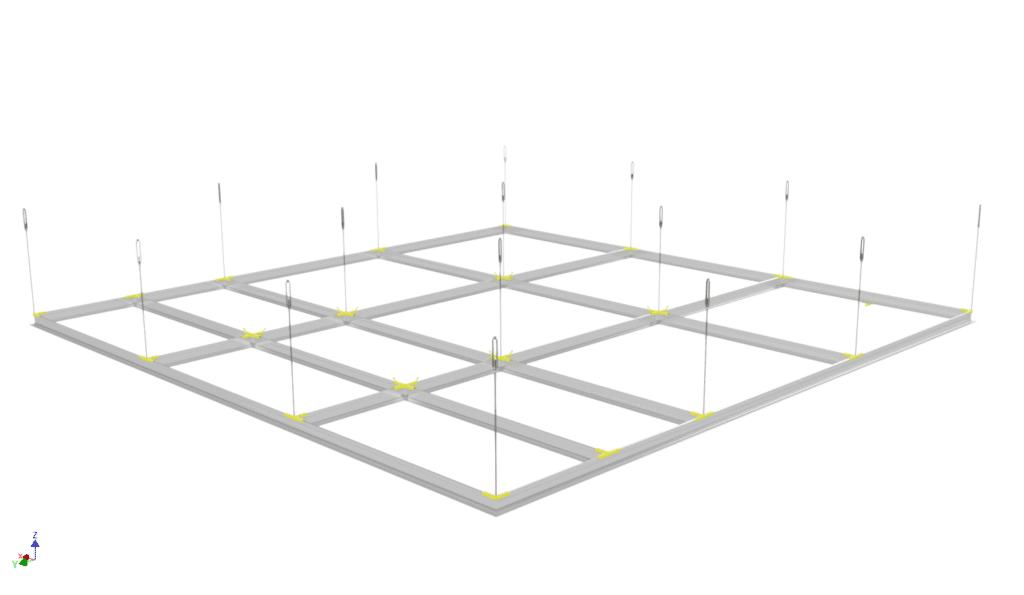 Clean-Trak® Ultralite Cleanroom Ceiling Grid