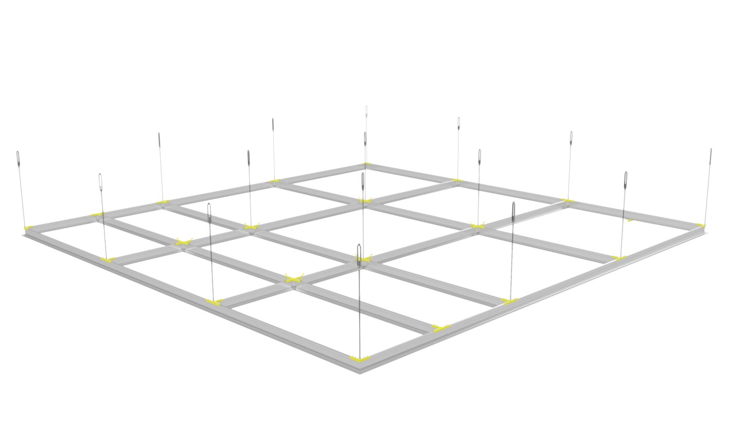 Grille de plafond pour salles blanches Clean-Trak® Ultralite